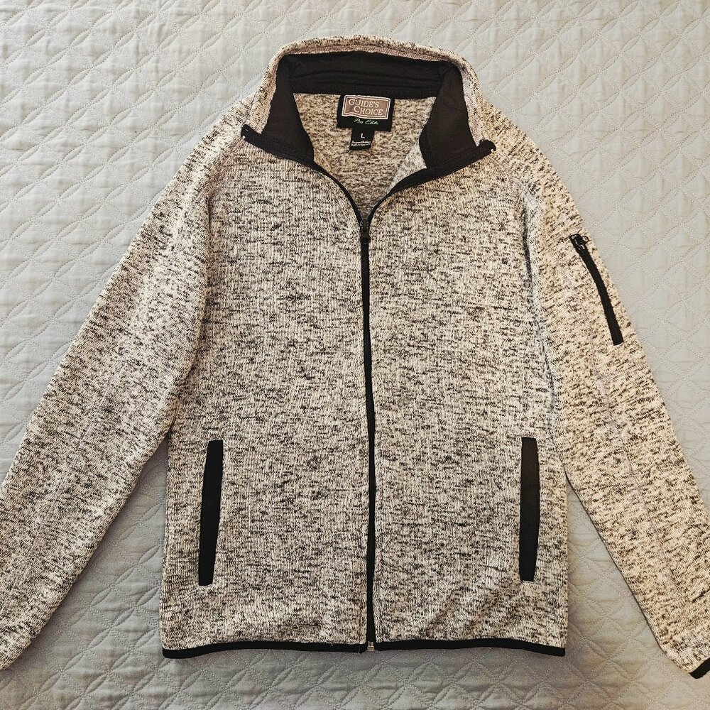Guide's Choice Women's Full Zip Fleece knit Pro Elite Jacket Size L